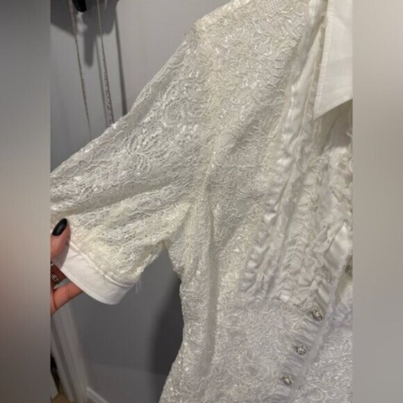 🌟 ST. JOHN COUTURE Blouse- Size 12 - Picture 8 of 11